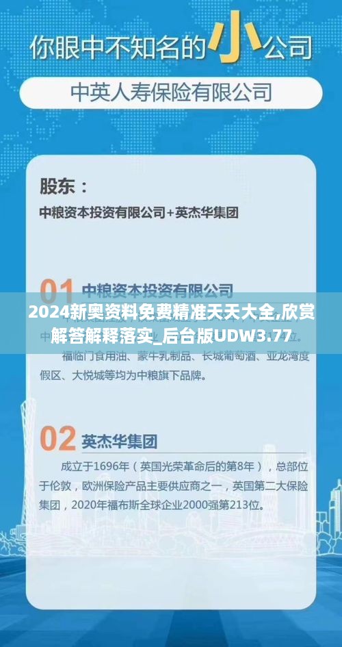 2024新奥资料免费精准天天大全,欣赏解答解释落实_后台版UDW3.77