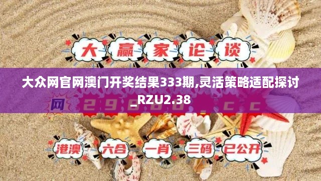 大众网官网澳门开奖结果333期,灵活策略适配探讨_RZU2.38