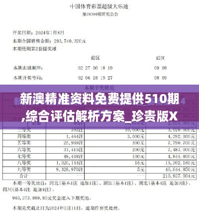 新澳精准资料免费提供510期,综合评估解析方案_珍贵版XWJ9.16