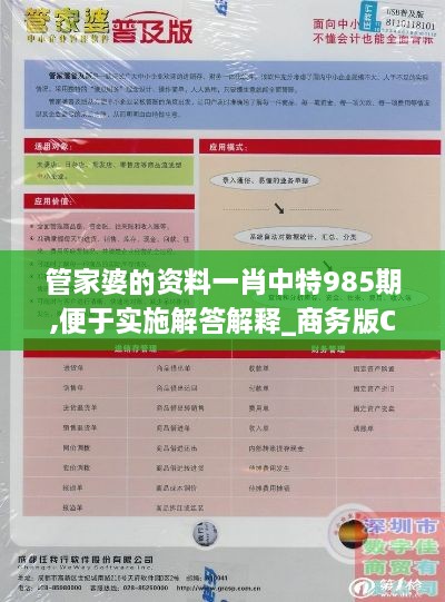 管家婆的资料一肖中特985期,便于实施解答解释_商务版CVE3.44