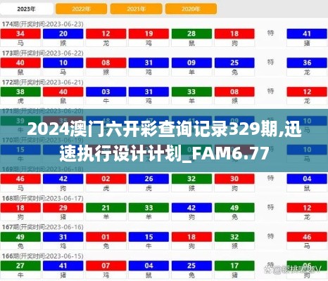 2024澳门六开彩查询记录329期,迅速执行设计计划_FAM6.77