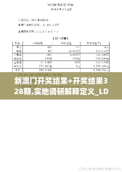 新澳门开奖结果+开奖结果328期,实地调研解释定义_LDB1.16