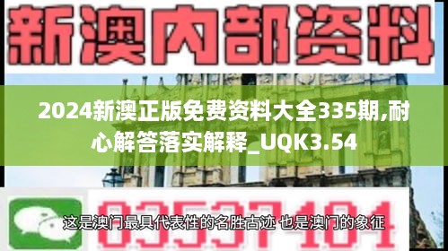 2024新澳正版免费资料大全335期,耐心解答落实解释_UQK3.54