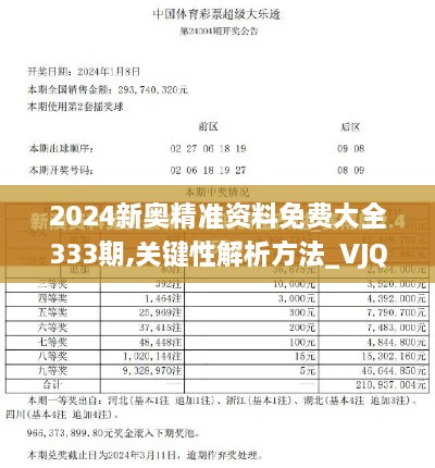 2024新奥精准资料免费大全333期,关键性解析方法_VJQ9.60