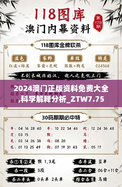 2024澳门正版资料免费大全,科学解释分析_ZTW7.75