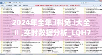 2024年全年資料免費大全優勢,实时数据分析_LQH7.39