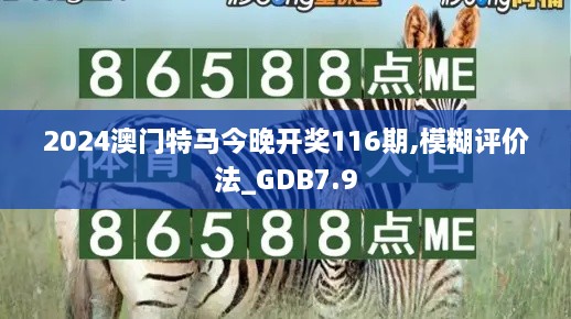 2024澳门特马今晚开奖116期,模糊评价法_GDB7.9