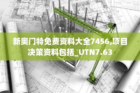 新奥门特免费资料大全7456,项目决策资料包括_UTN7.63