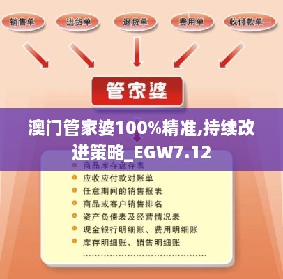 澳门管家婆100%精准,持续改进策略_EGW7.12