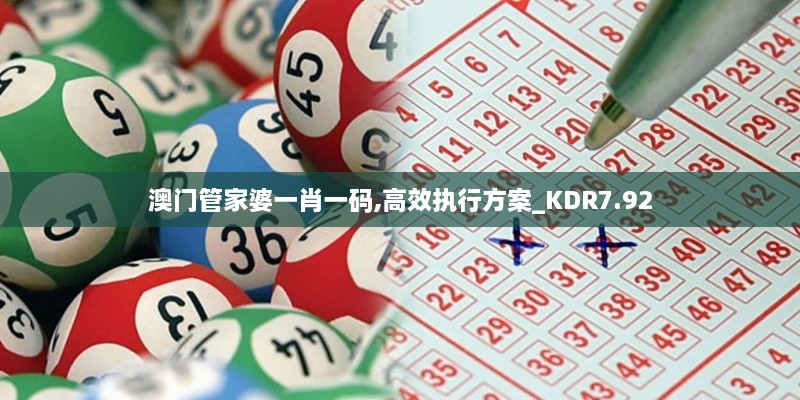 澳门管家婆一肖一码,高效执行方案_KDR7.92