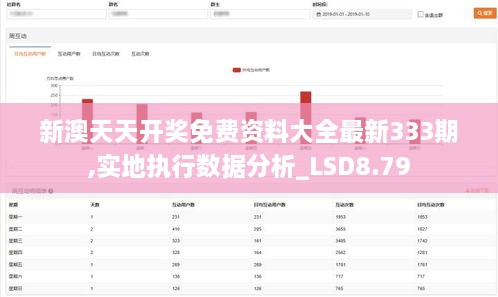 新澳天天开奖免费资料大全最新333期,实地执行数据分析_LSD8.79