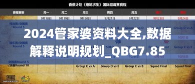 2024管家婆资料大全,数据解释说明规划_QBG7.85