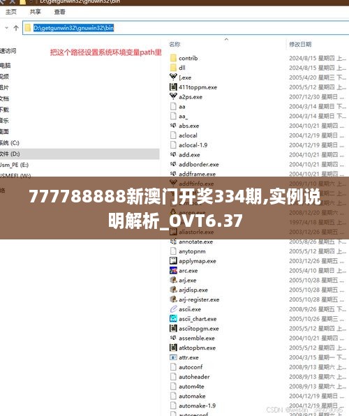 777788888新澳门开奖334期,实例说明解析_OVT6.37