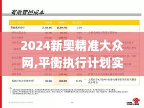 2024新奥精准大众网,平衡执行计划实施_YIB7.57