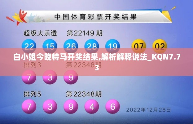 白小姐今晚特马开奖结果,解析解释说法_KQN7.73