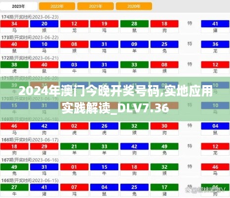 2024年澳门今晚开奖号码,实地应用实践解读_DLV7.36