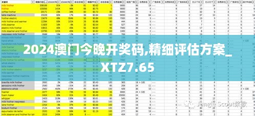 2024澳门今晚开奖码,精细评估方案_XTZ7.65