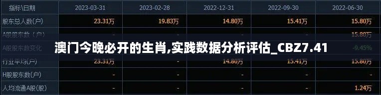 澳门今晚必开的生肖,实践数据分析评估_CBZ7.41