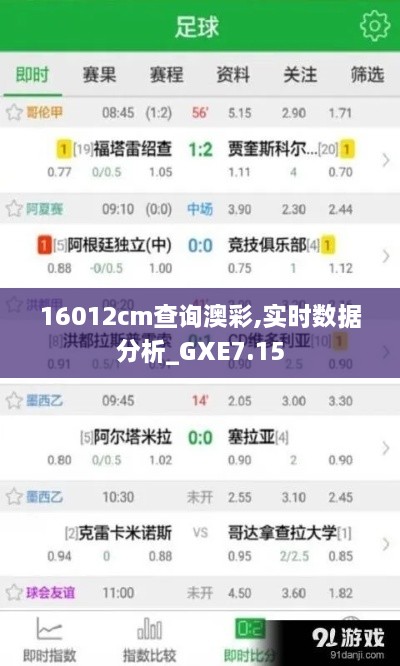 16012cm查询澳彩,实时数据分析_GXE7.15