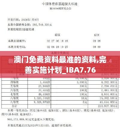 澳门免费资料最准的资料,完善实施计划_IBA7.76