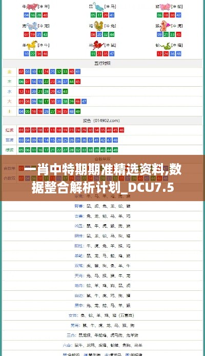 一肖中特期期准精选资料,数据整合解析计划_DCU7.5