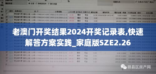 老澳门开奖结果2024开奖记录表,快速解答方案实践_家庭版SZE2.26