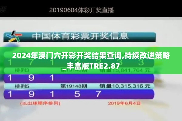 2024年澳门六开彩开奖结果查询,持续改进策略_丰富版TRE2.87