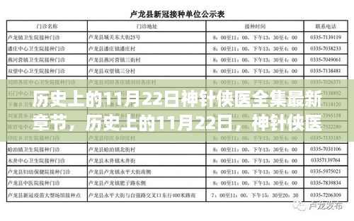 历史上的11月22日神针侠医全集最新章节及阅读指南，获取与阅读步骤指南解析