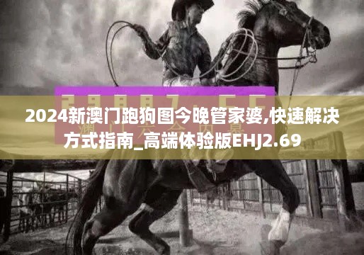 2024新澳门跑狗图今晚管家婆,快速解决方式指南_高端体验版EHJ2.69