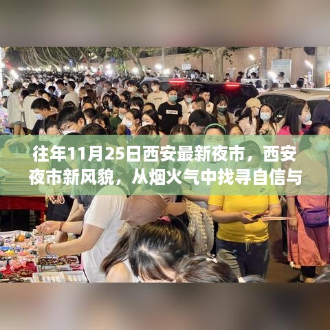 西安夜市新风貌，烟火气中找寻自信与成就，变化中的无限可能