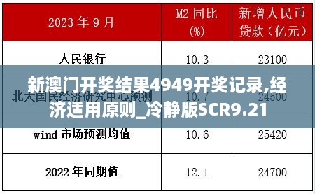 新澳门开奖结果4949开奖记录,经济适用原则_冷静版SCR9.21