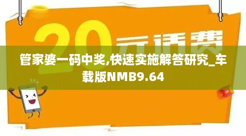 管家婆一码中奖,快速实施解答研究_车载版NMB9.64