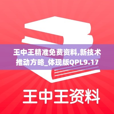 王中王精准免费资料,新技术推动方略_体现版QPL9.17