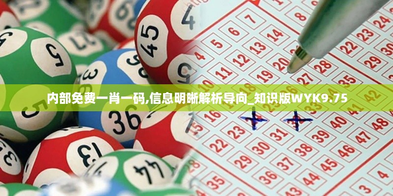 内部免费一肖一码,信息明晰解析导向_知识版WYK9.75