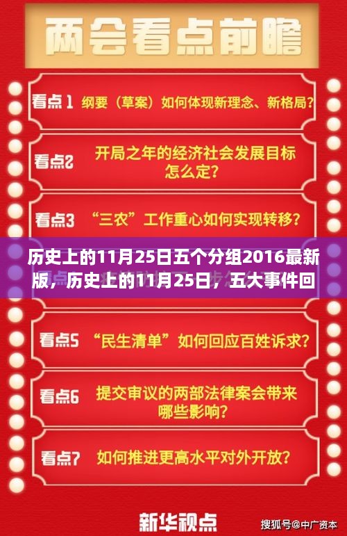 历史上的11月25日五大事件回顾与影响分析（2016最新版）