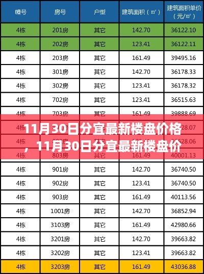 11月30日分宜最新楼盘价格探析，市场走势与个体观点一览