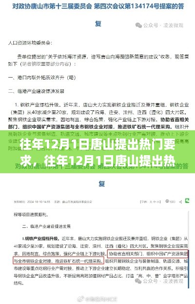 唐山热门要求的深度解析与回顾