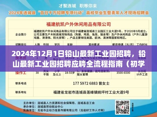 铅山最新工业园招聘应聘全流程指南，初学者与进阶用户均可参考（2024年12月1日）