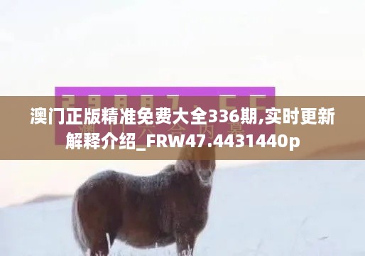 澳门正版精准免费大全336期,实时更新解释介绍_FRW47.4431440p