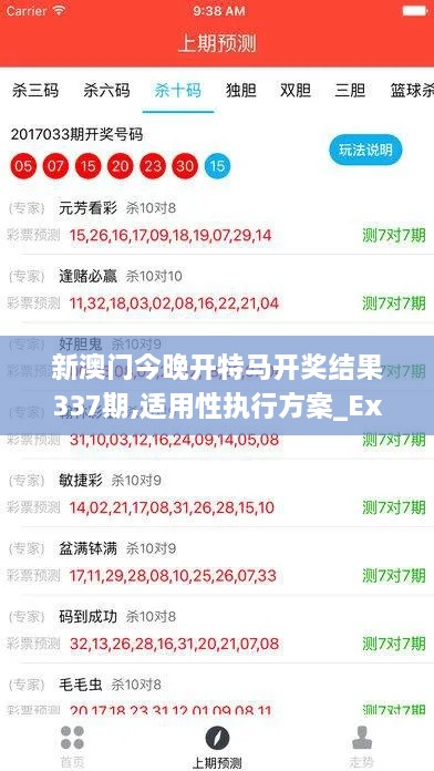 新澳门今晚开特马开奖结果337期,适用性执行方案_Executive99.838-4