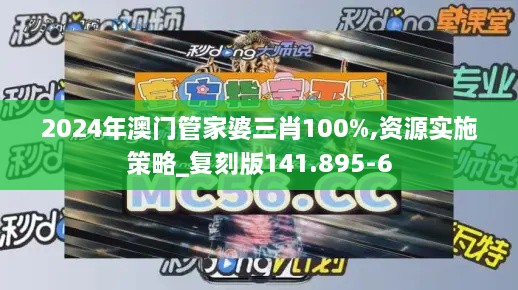 2024年澳门管家婆三肖100%,资源实施策略_复刻版141.895-6