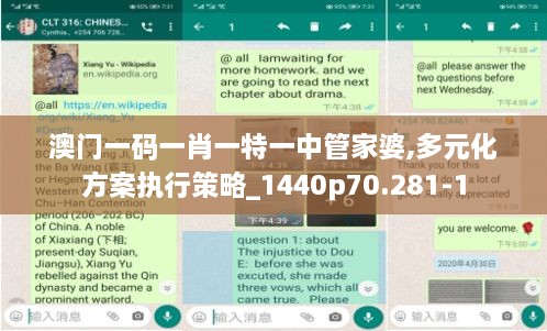 澳门一码一肖一特一中管家婆,多元化方案执行策略_1440p70.281-1