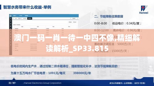 澳门一码一肖一待一中四不像,精细解读解析_SP33.815