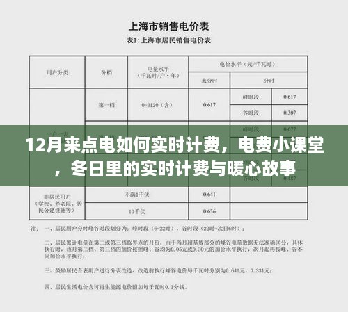 冬日电费小课堂，实时计费与暖心故事的12月电力解读