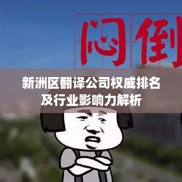 新洲区翻译公司权威排名及行业影响力解析