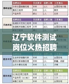 辽宁软件测试岗位火热招聘，速览最新招聘信息！