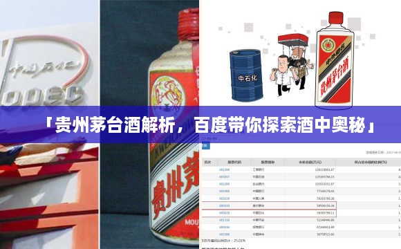 「贵州茅台酒解析，百度带你探索酒中奥秘」