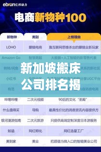 新加坡搬床公司排名揭晓，权威榜单助你挑选优质服务提供商！