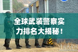 全球武装警察实力排名大揭秘！