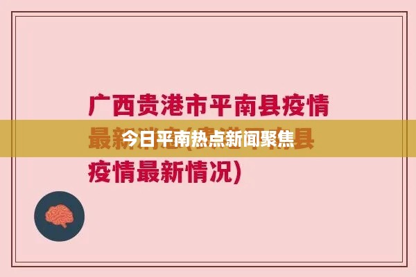 今日平南热点新闻聚焦